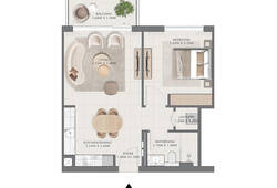 1 bedroom apartment